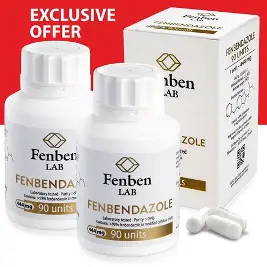 Lot 3 flacons Fenbendazole Cure Lab 222 mg