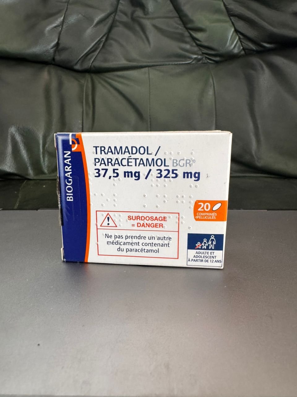 Tramadol/Paracétamol 37,5 mg/325 mg